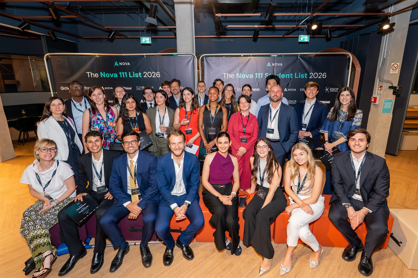 Winners of the Nova 111 List at the 2026 gala in Milan