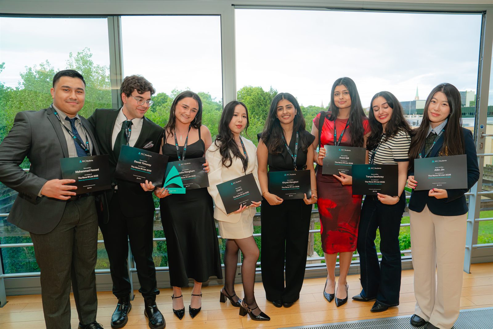 Winners of the Nova 111 List at the 2026 gala in Milan
