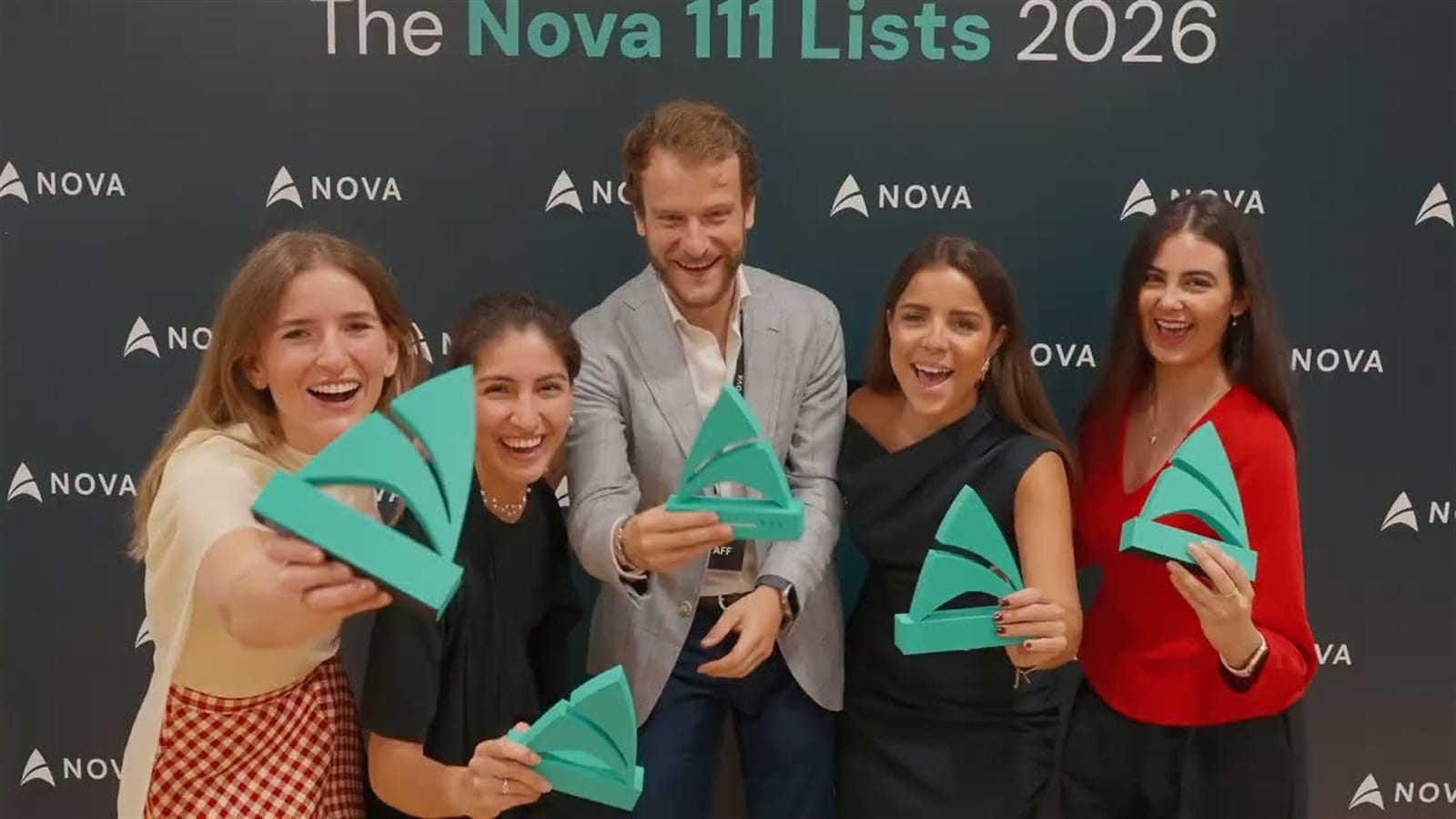 Winners of the Nova 111 List UK at the 2026 gala